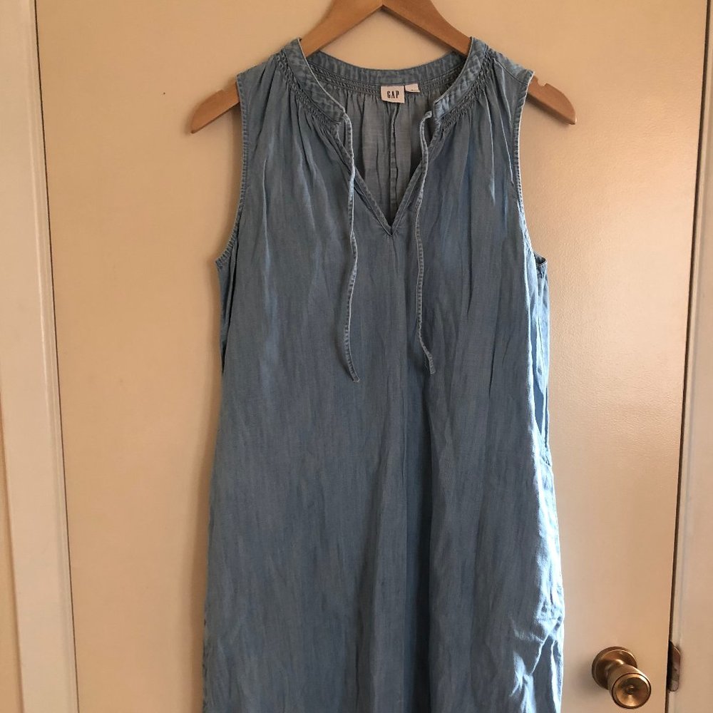 GAP Chambray Straight Dress